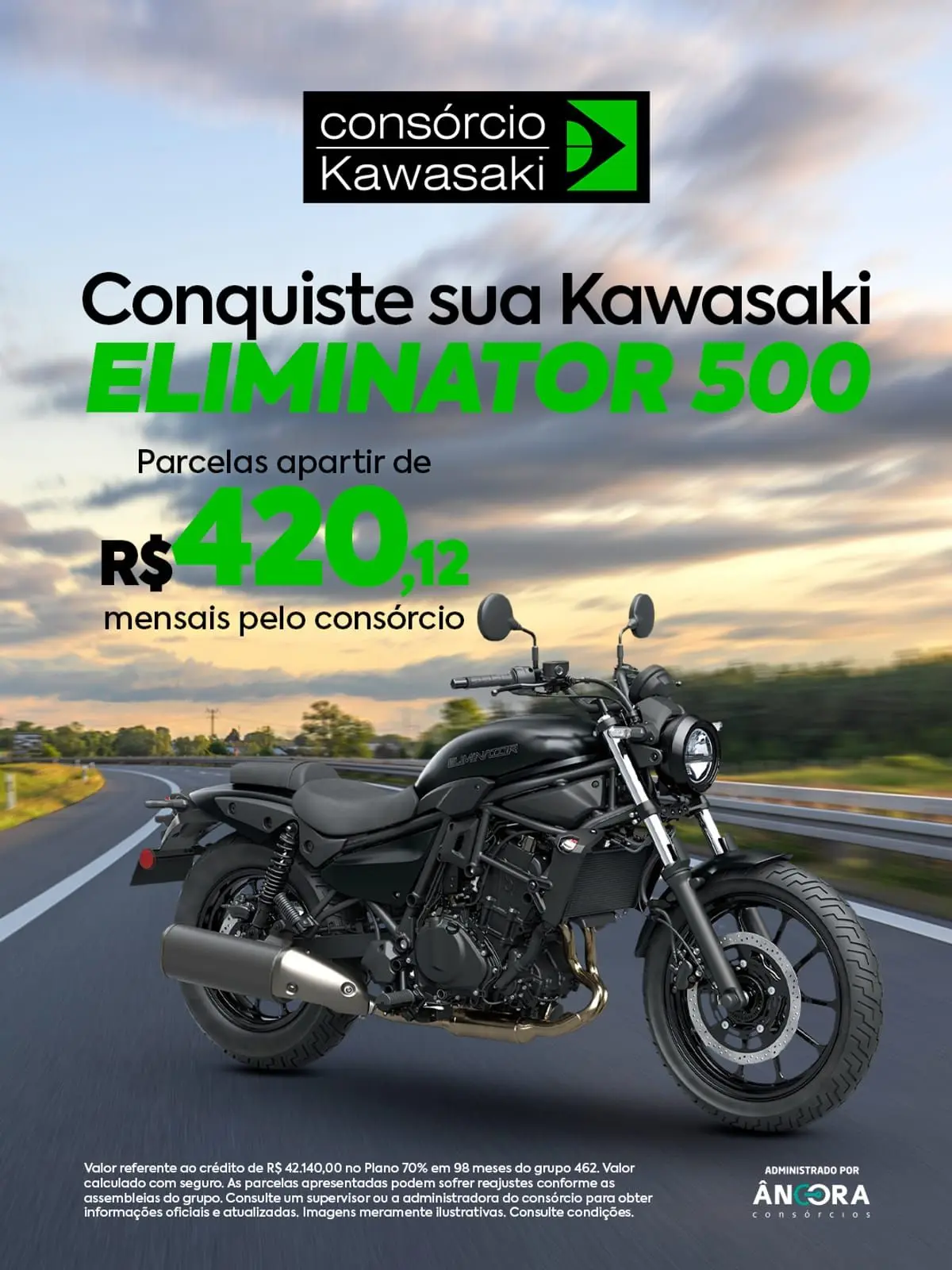Consórcio de Moto — Kawasaki Eliminator 500